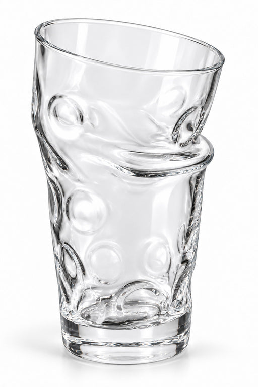Pfälzer Dubbeglas mit einem Knick in der Mitte 
