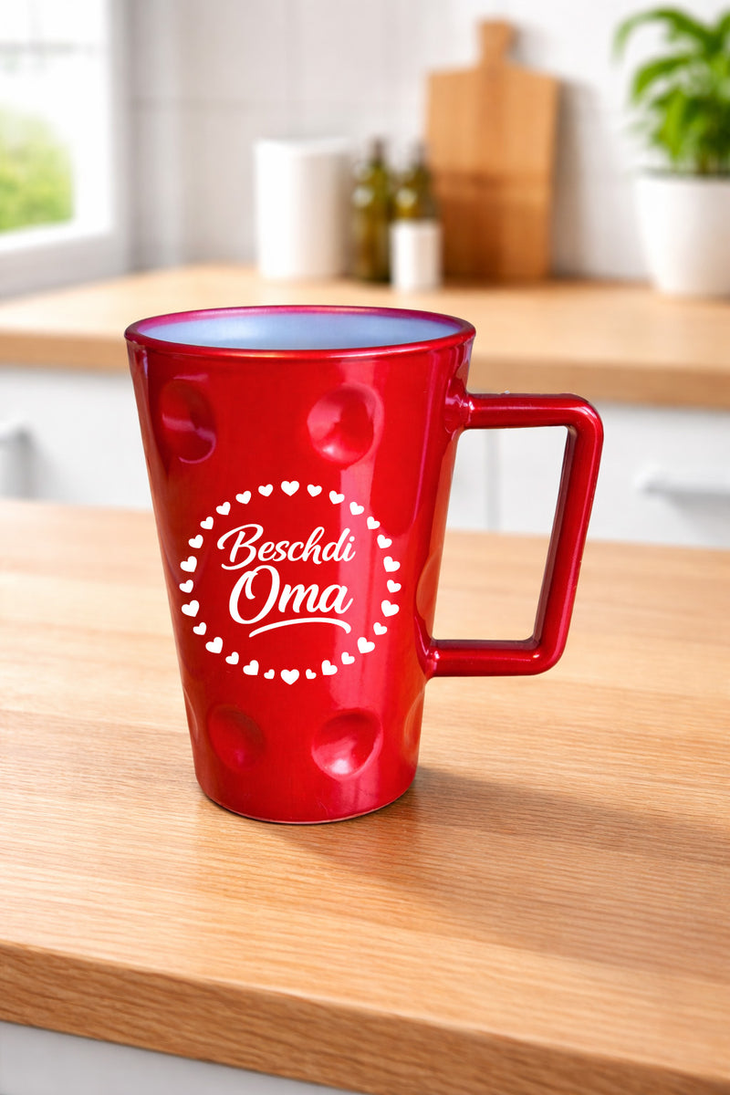 Dubbetasse Beschdi Oma - Aufdruck  0,2 Liter - PFÄLZISCH.com
