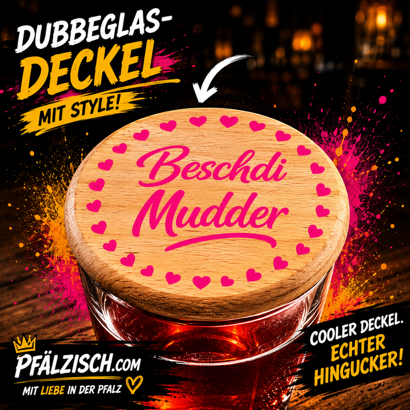 Dubbeglas Deckeler Beschdi Mudder - PFÄLZISCH.com
