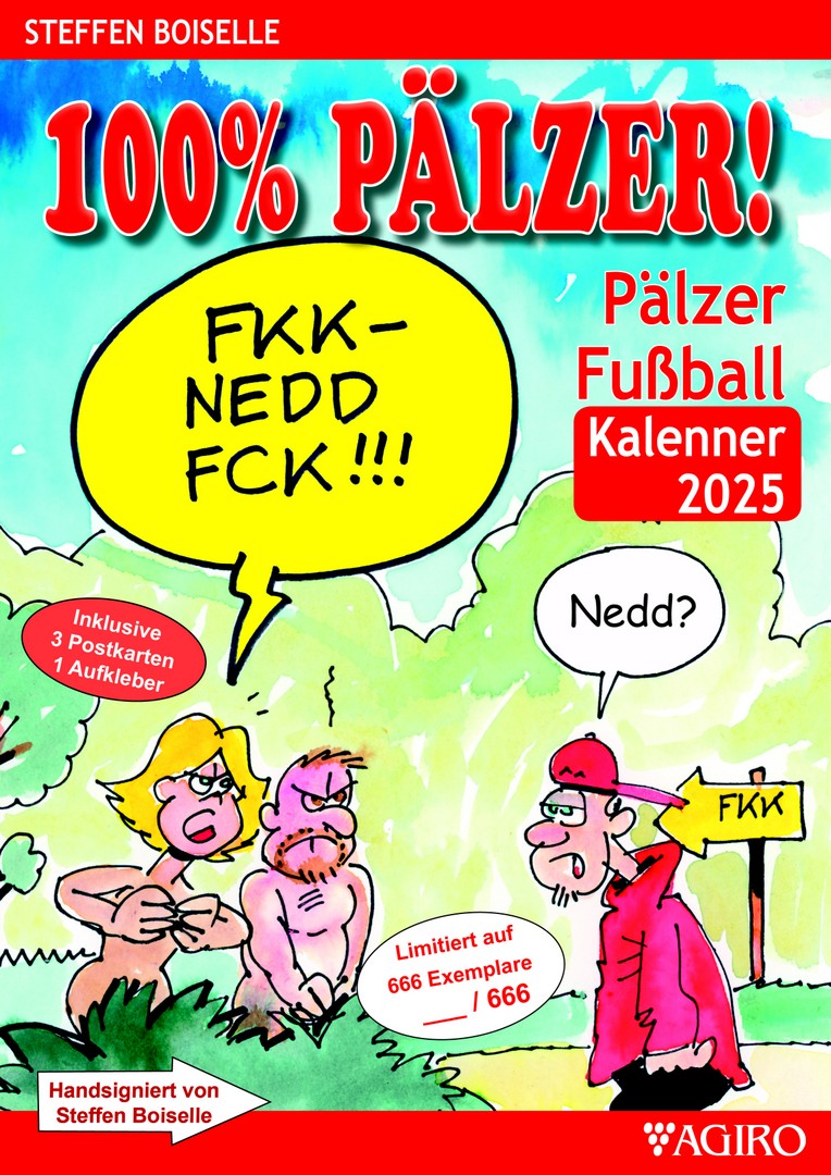 100% PÄLZER! Pälzer Fußball Kalenner 2025 - PFÄLZISCH.com