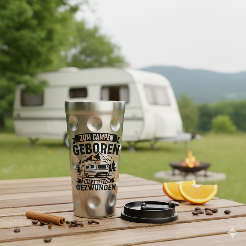 Pfälzer Camper Dubbeglas-Thermobecher (Wohnwagen) - PFÄLZISCH.com