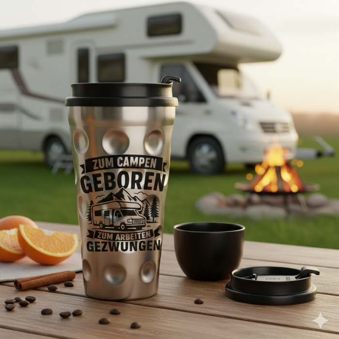 Pfälzer Camper Dubbeglas-Thermobecher (Wohnmobil)