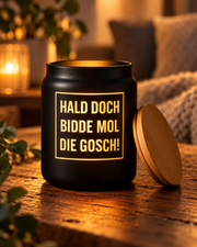 HALD DIE GOSCH - 1 Liter Glas Pfalzleuchte - PFÄLZISCH.com
