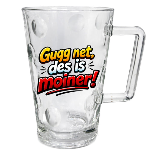 Dubbetasse - Des is moiner - Aufdruck  0,2 Liter - PFÄLZISCH.com