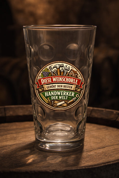 Handwerker/in Weinschorle - Pfälzer Dubbeglas - PFÄLZISCH.com
