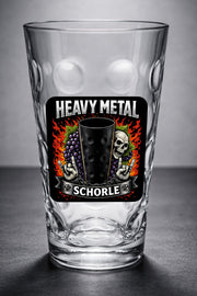 Heavy Metal Schorle mit Dubbeglas- Pfälzer Dubbeglas - PFÄLZISCH.com