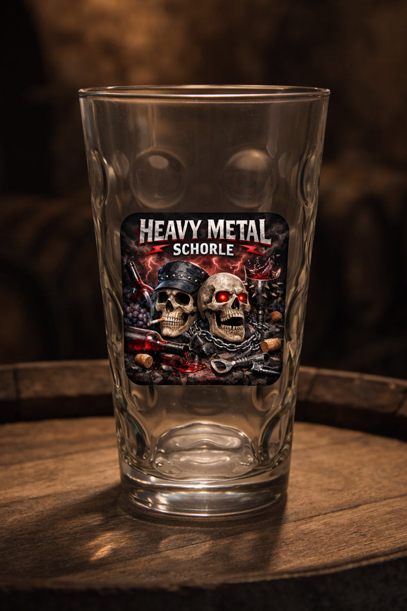 Heavy Metal Schorle - Pfälzer Dubbeglas - PFÄLZISCH.com