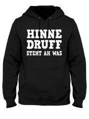 Pfälzer Kapuzenpullover- Hinne druff steht ah was - PFÄLZISCH.com