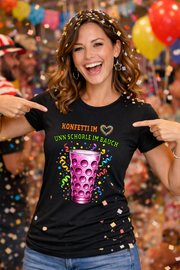 Damen Shirt/Hoodie - Konfetti im Herz - Schorle im Bauch - PFÄLZISCH.com