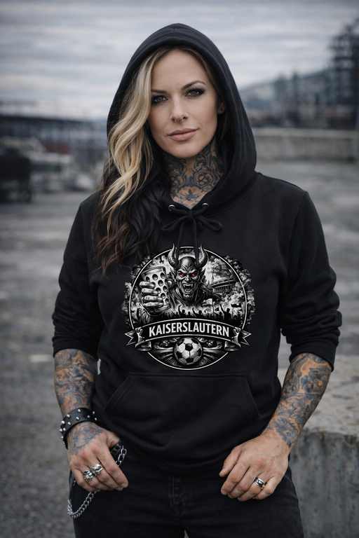 Kaiserslautern Teufel mit Dubbeglas Damen T-Shirt/Hoodie - PFÄLZISCH.com
