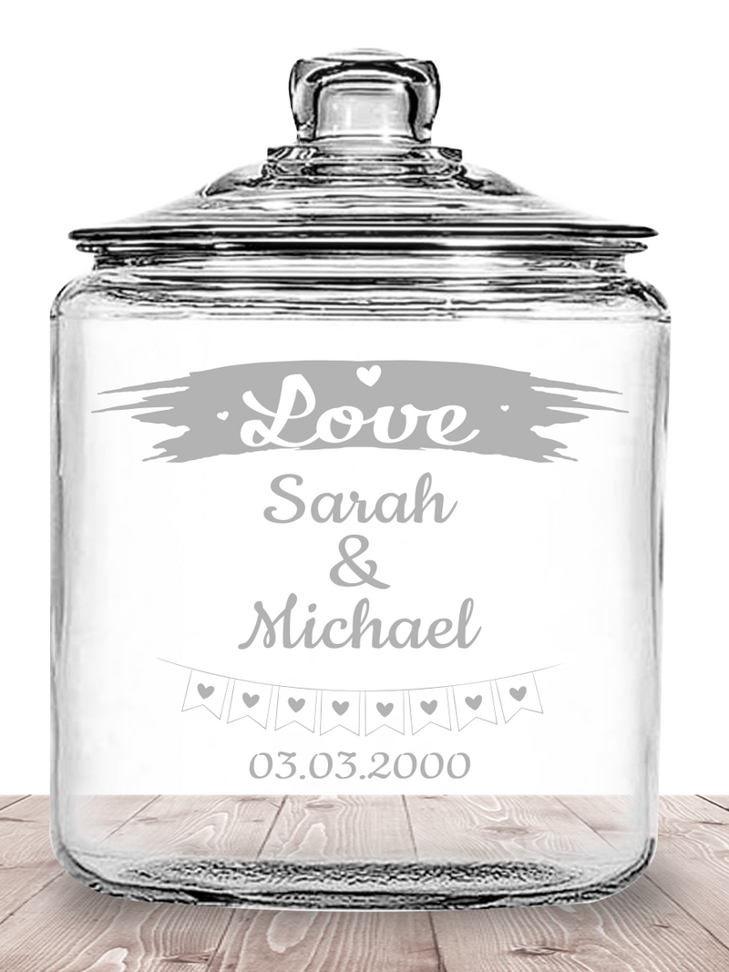 XL Keksglas 2 Liter - Hochzeitsgeschenk - PFÄLZISCH.com