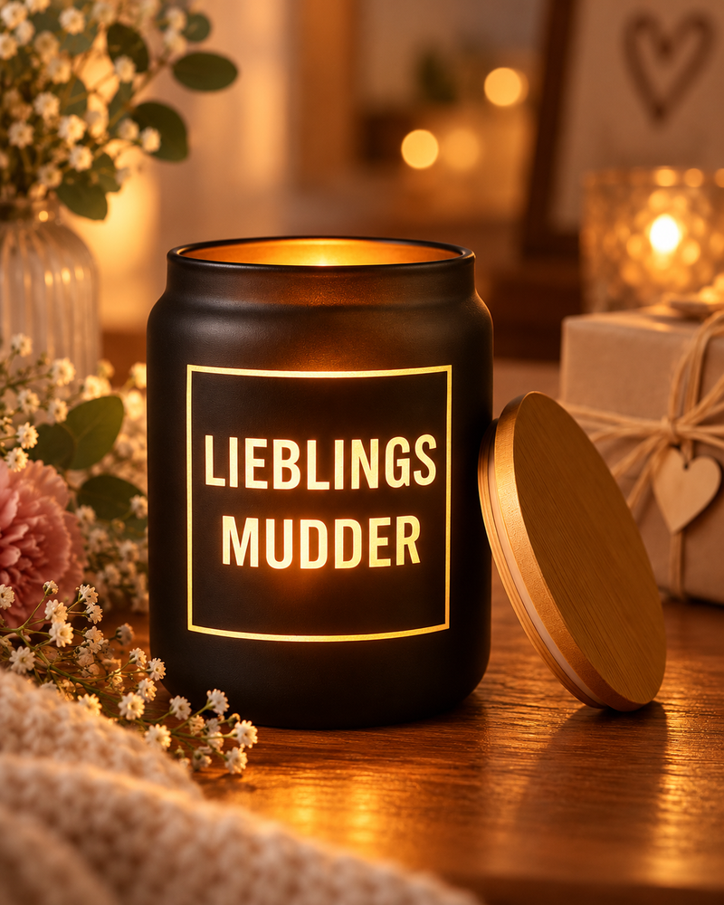 Lieblings Mudder - 1 Liter Glas Pfalzleuchte - PFÄLZISCH.com