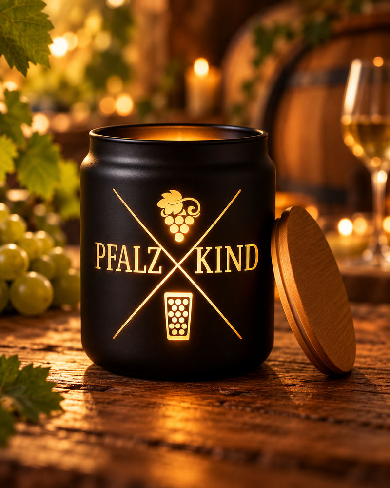 PFALZKIND Wappen - 1 Liter Glas Pfalzleuchte - PFÄLZISCH.com