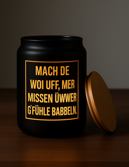 Mach de Woi uff - 1 Liter Glas Pfalzlicht