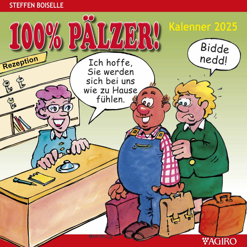 100% PÄLZER! Kalenner 2025 Monatskalender - PFÄLZISCH.com
