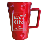 Pfälzer Tasse „Em Oba soi Dubbetass“ – Geschenk für Opa - PFÄLZISCH.com