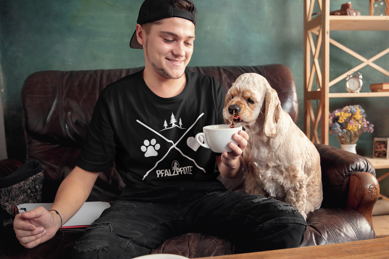 Pfalzpfote T-Shirt - Pfalz & Hund Damen & Herren - PFÄLZISCH.com
