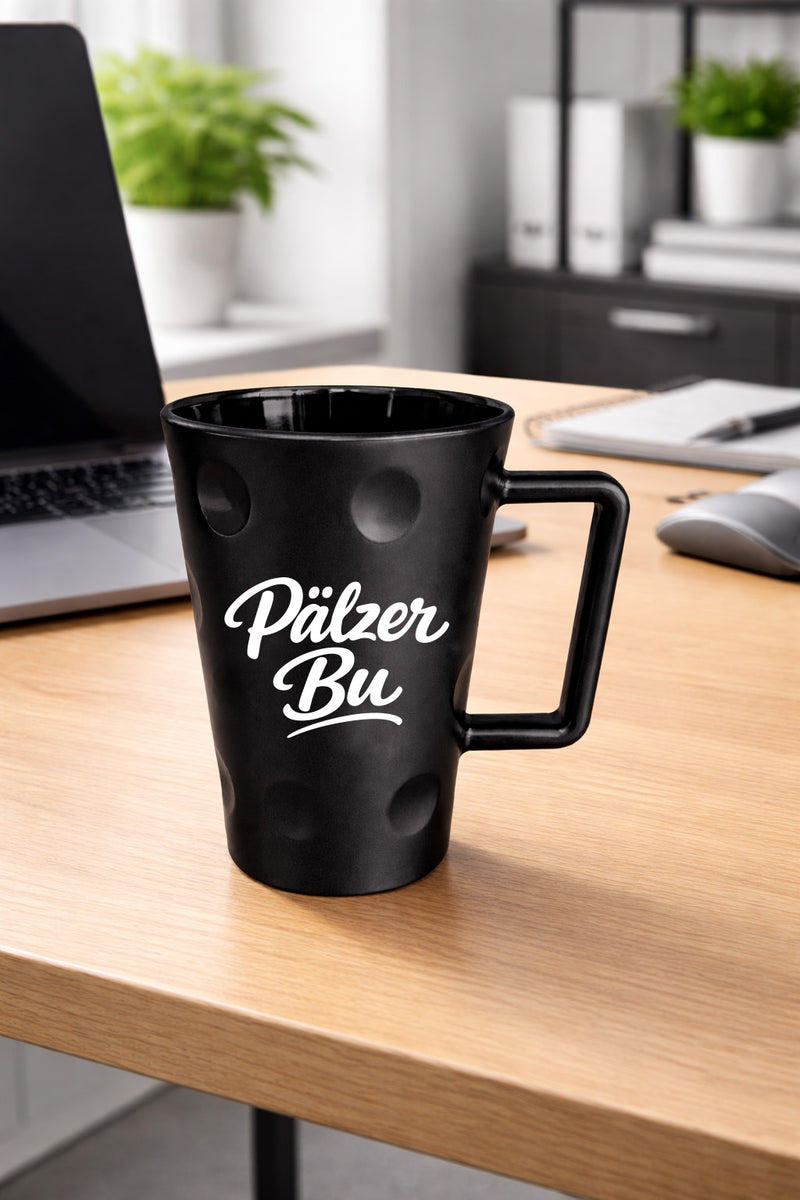 Dubbetasse Pälzer Bu - Aufdruck  0,2 Liter - PFÄLZISCH.com