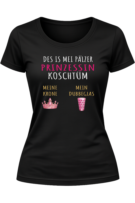 Shirt/Hoodie - Pälzer Prinzessin Koschtüm