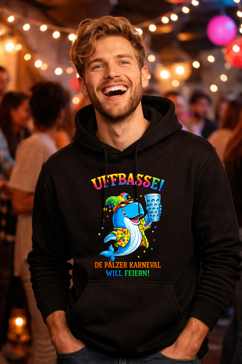 Herren Shirt/Hoodie - Uffbasse - Karnewal - PFÄLZISCH.com