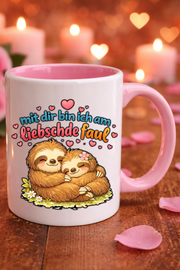 Faultier Liebespaar Tasse - PFÄLZISCH.com