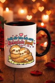 Faultier Liebespaar Tasse - PFÄLZISCH.com
