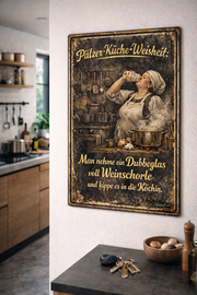 Pälzer Köchin (Alu Schild 2 Größen) (Kopie) - PFÄLZISCH.com