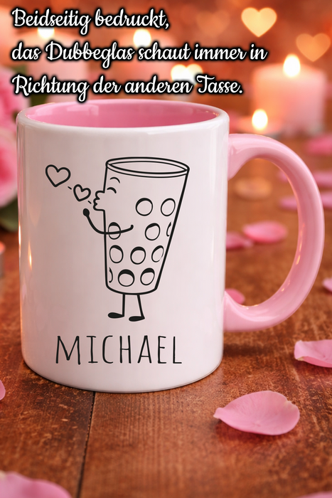 Dubbeglas Pärchentassen (1 Tasse) - PFÄLZISCH.com