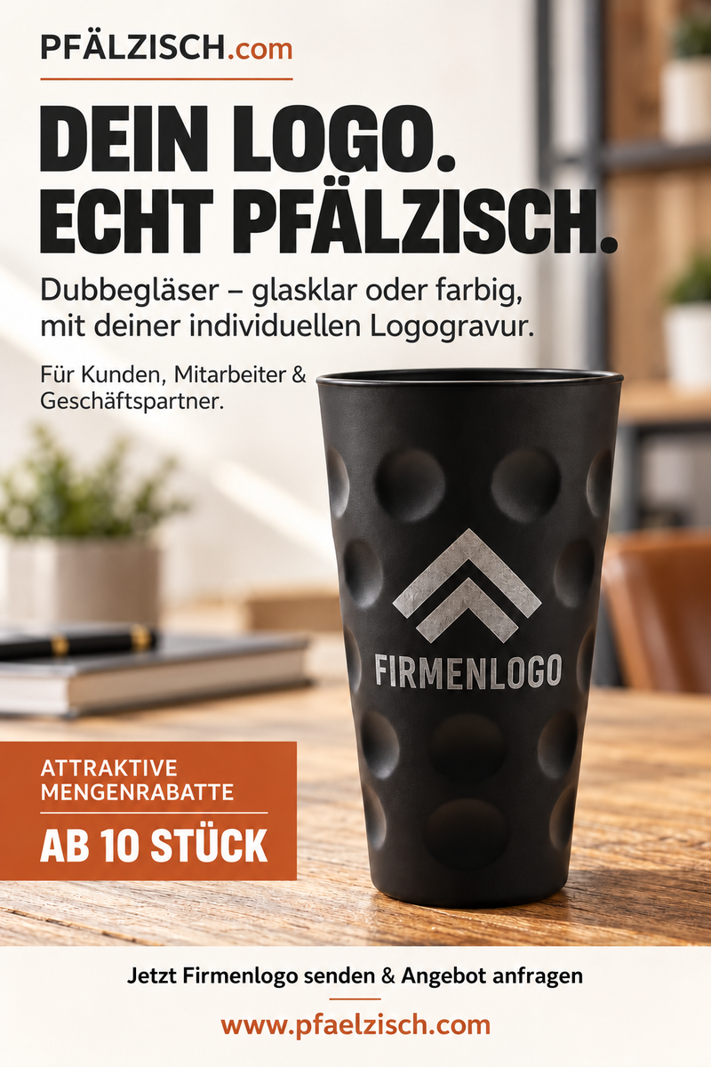 Angebot für Dubbegläser mit Logo ab 10 Stück