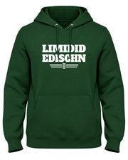 LIMIDID EDISCHN Herren Hoodie in Waldgrün – Pfälzer Kapuzenpullover mit Motiv