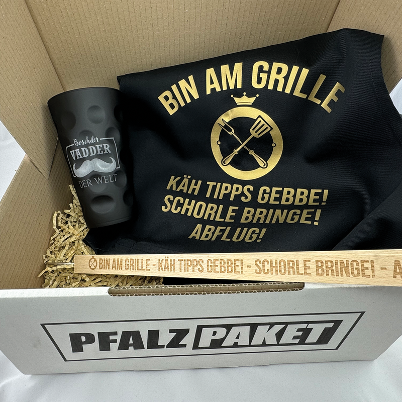 PfalzPaket Vatertag mit Dubbeglas oder Bierglas graviert - PFÄLZISCH.com