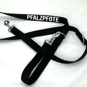 Pfalzpfote Hundeleine schwarz - PFÄLZISCH.com