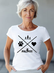 Pfalzpfote T-Shirt - Pfalz & Hund Damen & Herren - PFÄLZISCH.com