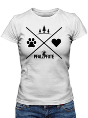 Pfalzpfote T-Shirt - Pfalz & Hund Damen & Herren - PFÄLZISCH.com