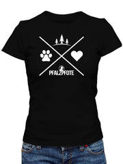 Pfalzpfote T-Shirt - Pfalz & Hund Damen & Herren - PFÄLZISCH.com