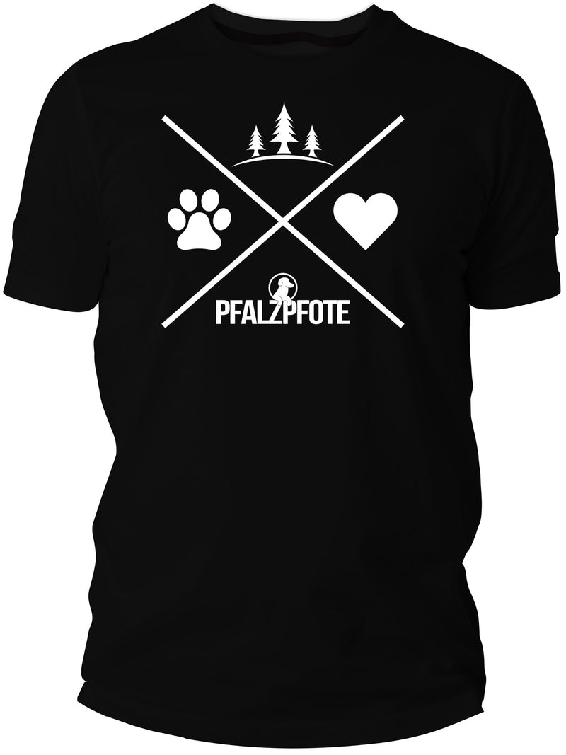 Pfalzpfote T-Shirt - Pfalz & Hund Damen & Herren - PFÄLZISCH.com