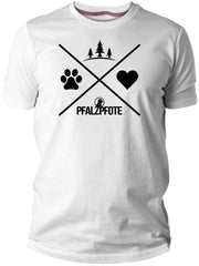 Pfalzpfote T-Shirt - Pfalz & Hund Damen & Herren - PFÄLZISCH.com