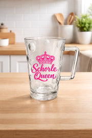 Dubbetasse Schorle Queen - Aufdruck  0,2 Liter - PFÄLZISCH.com