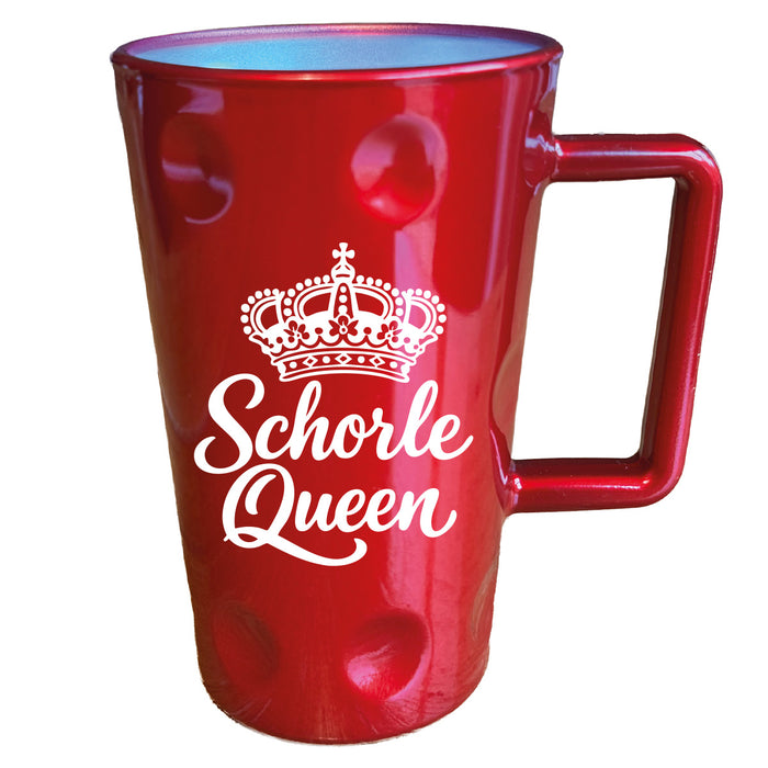 Dubbetasse Schorle Queen - Aufdruck  0,2 Liter - PFÄLZISCH.com