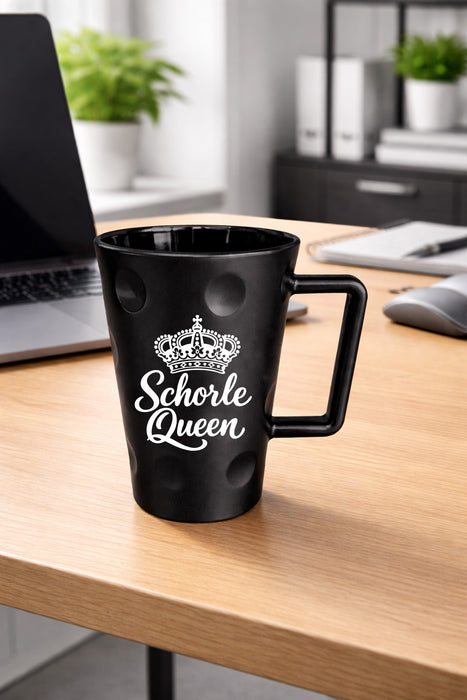 Dubbetasse Schorle Queen - Aufdruck  0,2 Liter - PFÄLZISCH.com