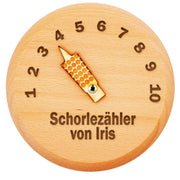 Dubbeglas Deckel personalisiert mit Schorlezähler - PFÄLZISCH.com