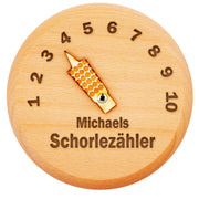 Dubbeglas Deckel personalisiert mit Schorlezähler - PFÄLZISCH.com