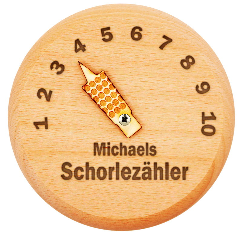 Dubbeglas Deckel personalisiert mit Schorlezähler - PFÄLZISCH.com