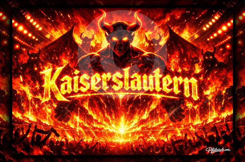 Kaiserslautern Hölle (Alu Schild 2 Größen) - PFÄLZISCH.com