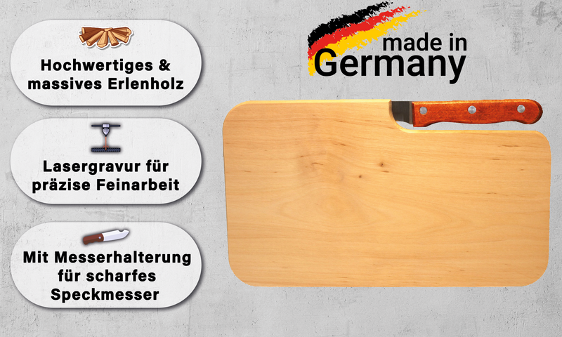 Schneidebrett selbst gestalten (inkl. Messer) - PFÄLZISCH.com