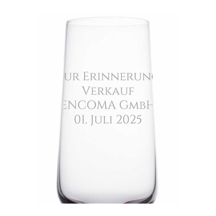 Sektglas mit Gravur selbst gestalten