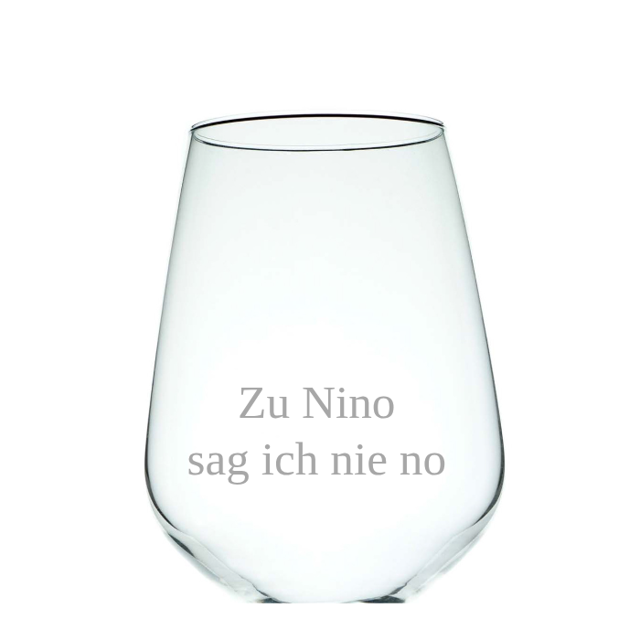 Weinglas selbst gestalten - 520ml - Weinglas mit Gravur