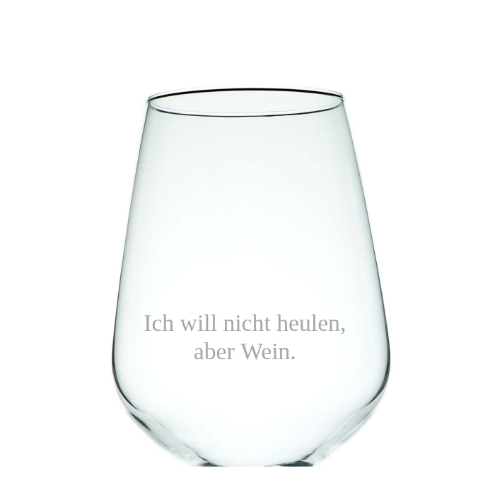Weinglas selbst gestalten - 520ml - Weinglas mit Gravur