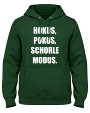 Hokus Pokus Schorle Modus Herren Hoodie – bedruckter Pfalz-Kapuzenpullover mit Weinschorle-Motiv