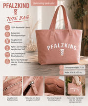 PFALZKIND OVERSIZE Shopping-Tasche mit Reißverschluss - PFÄLZISCH.com